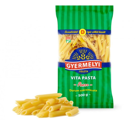 Gyermelyi Vita Pasta penne, semolinové 500g. / 1ks