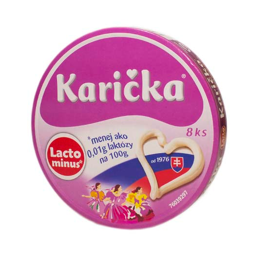 Karička Lacto Mínus tavený syr 120 g. / 1ks