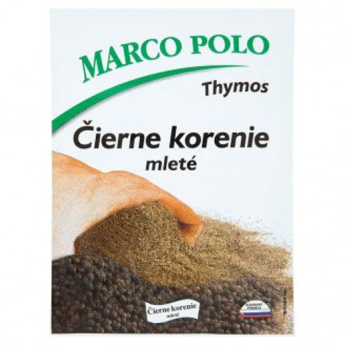 Korenie čierne mleté 20 g, Thymos-Marco Polo. 0,39 € s DPH